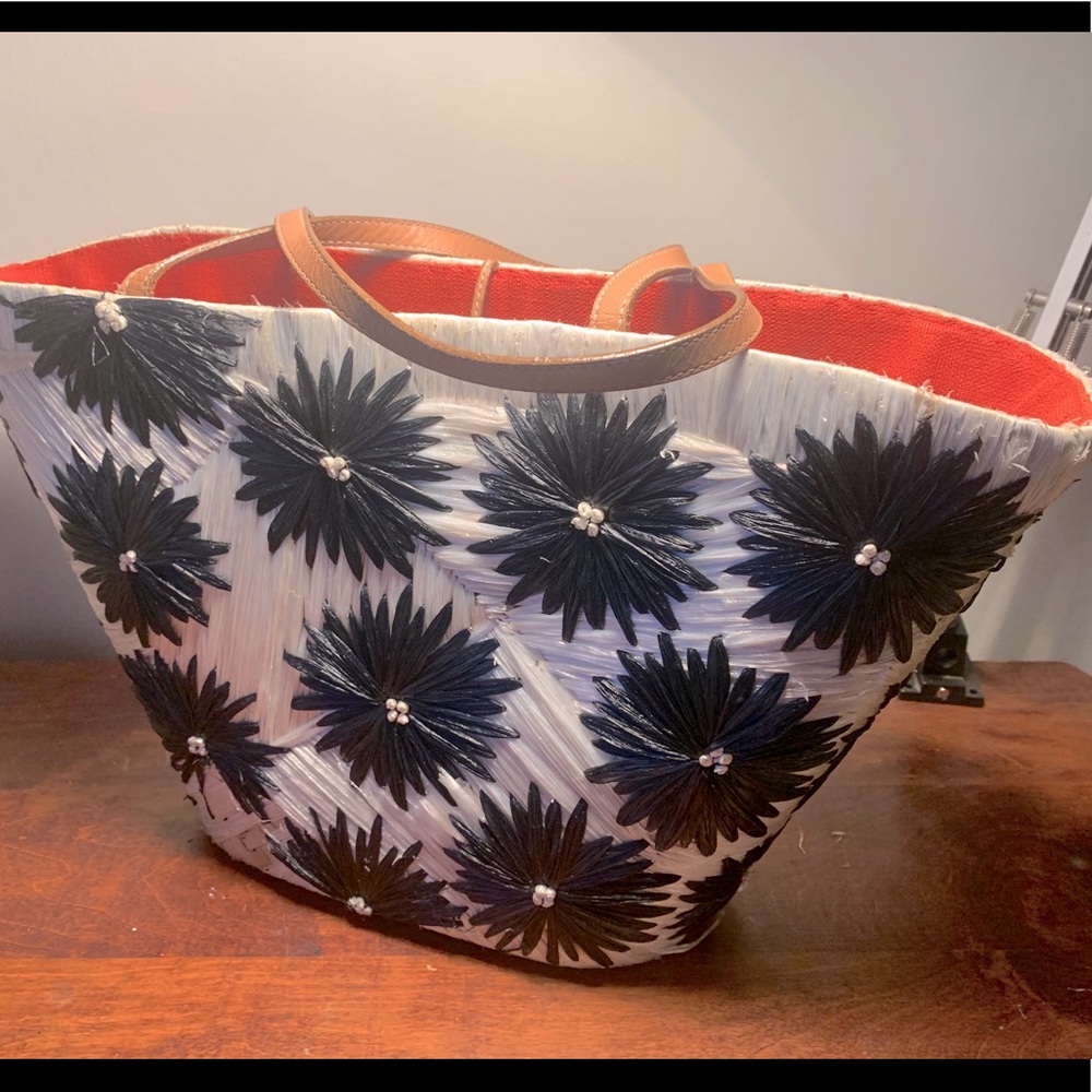 Beautiful Kate Spade Raffia Bag